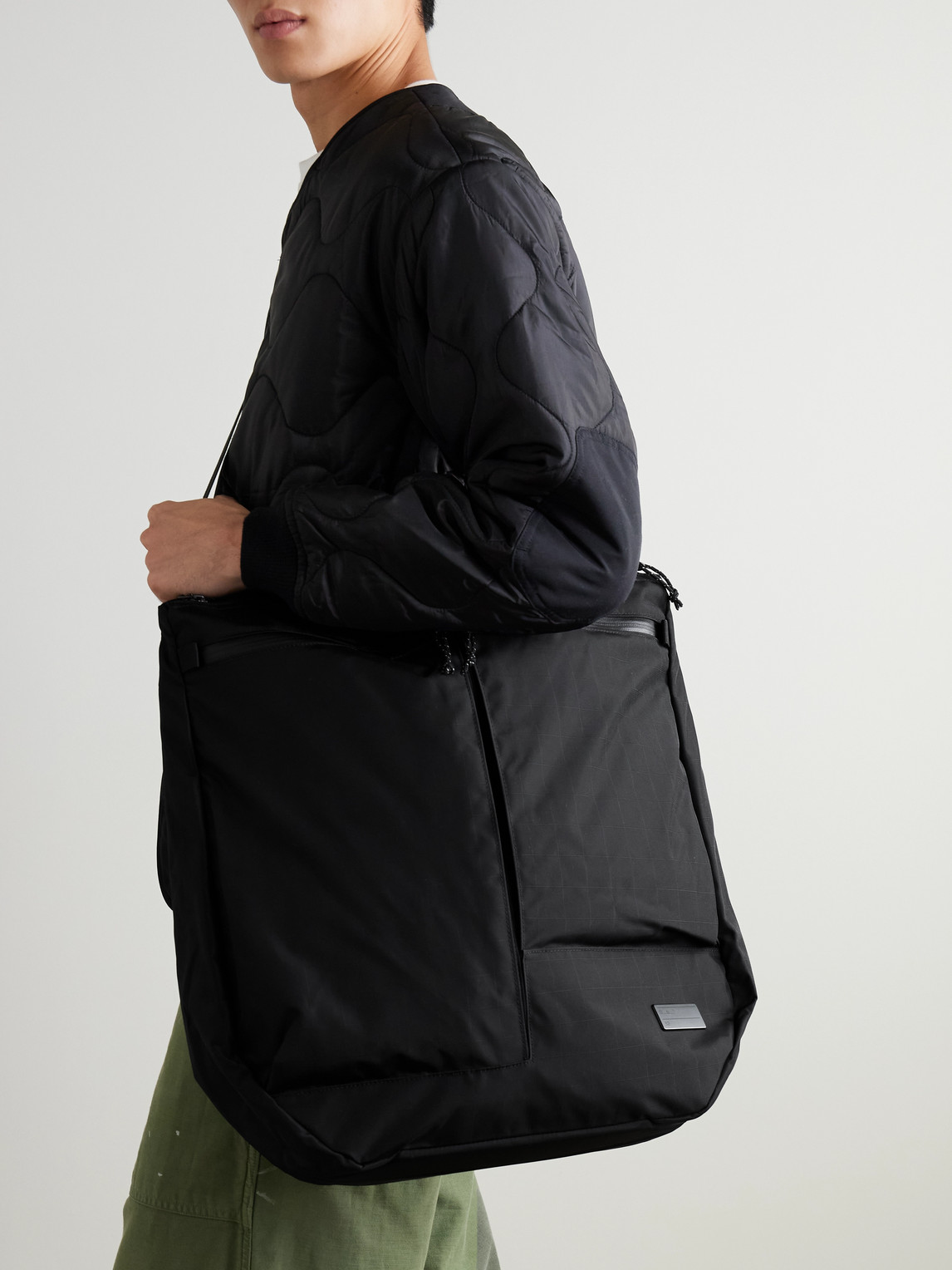 Db Journey Utility Nylon Tote Bag In Black