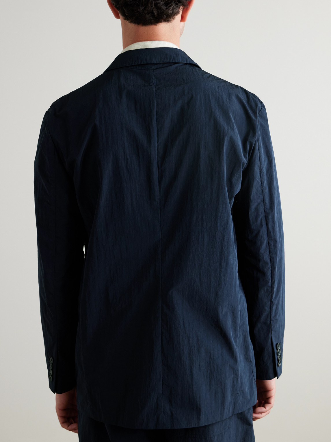  Ssam - Tech-shell Blazer - Men - Blue - M 