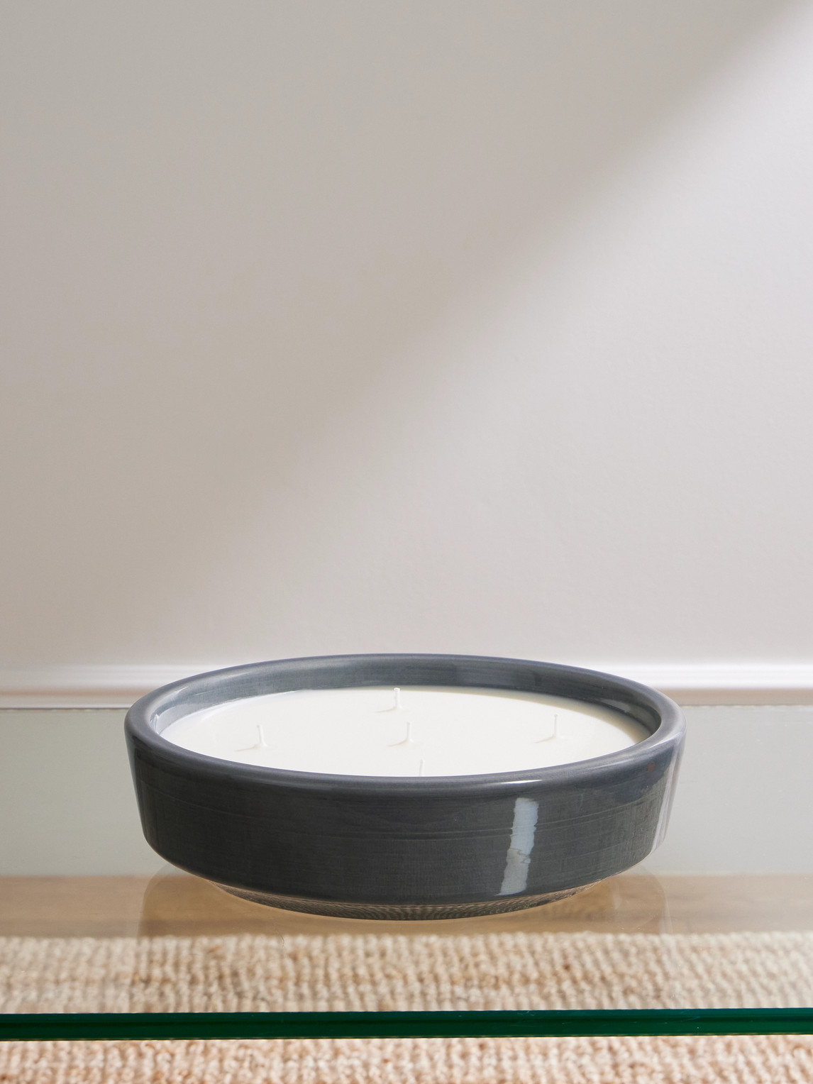 Brunello Cucinelli Scented Candle, 395g In Gray