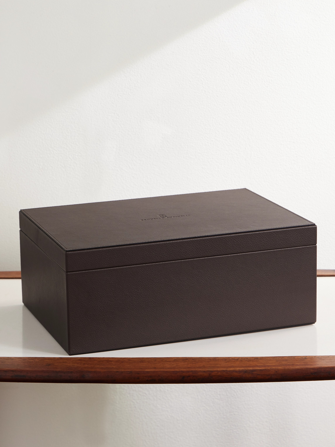  Brunello Cucinelli - Stainless Steel And Leather Cocktail Set - Men - Brown 