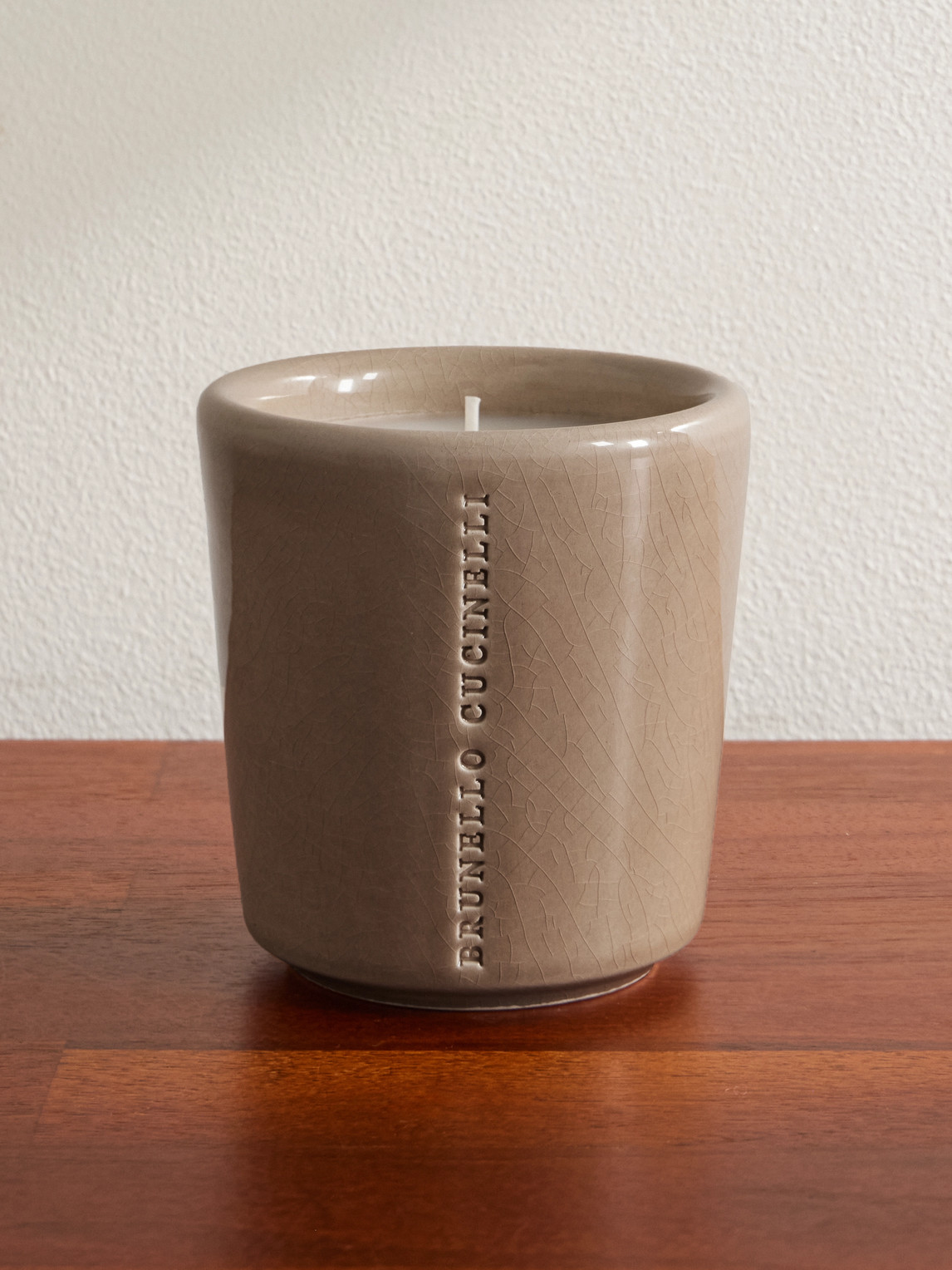 Brunello Cucinelli Scented Candle, 710g In Brown