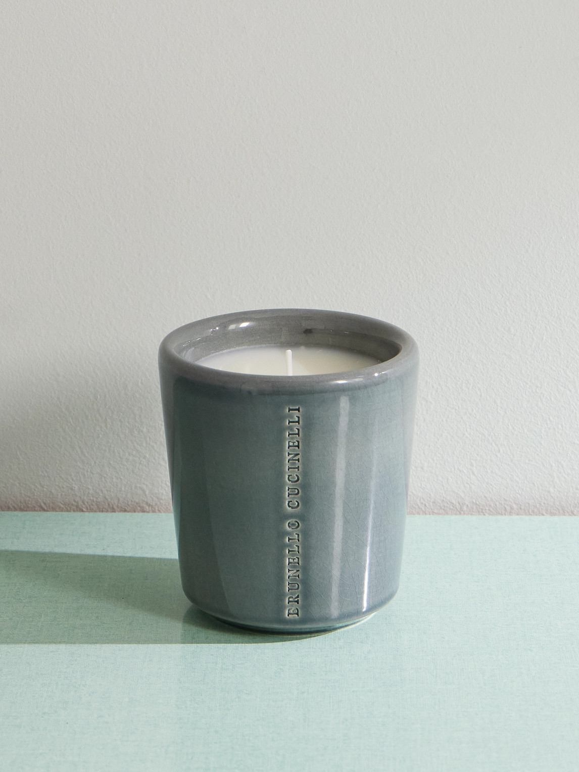 Brunello Cucinelli Scented Candle, 710g In Gray
