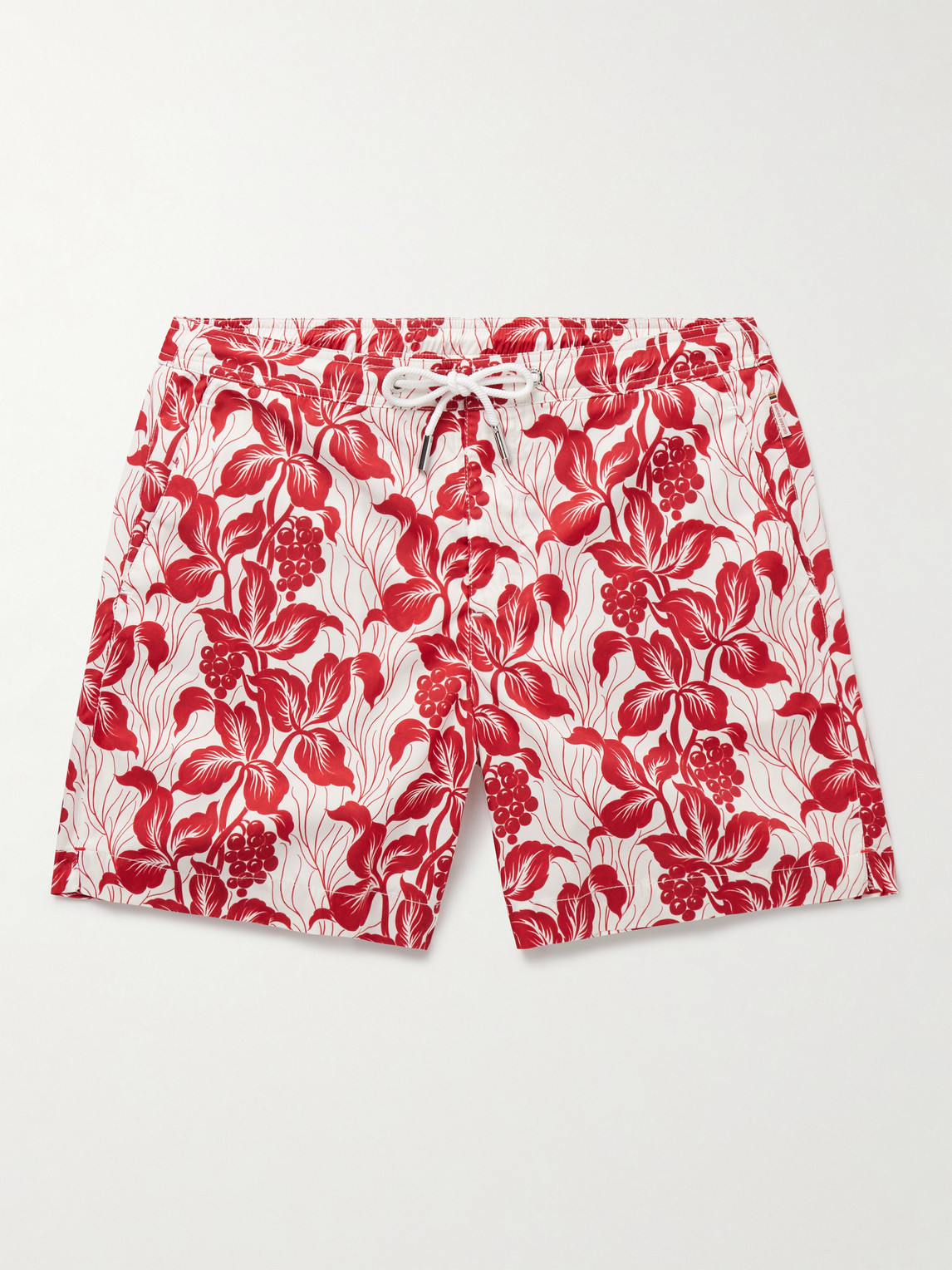 Orlebar Brown Bulldog Petralis Straight-Leg Mid-Length Printed Recycled Swim Shorts - Men