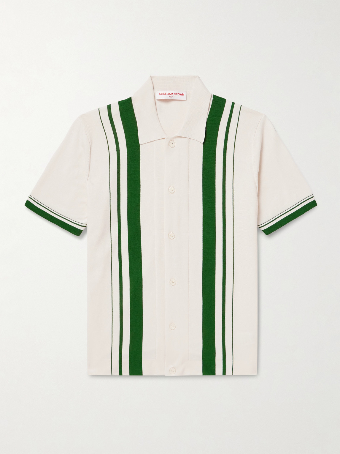 Orlebar Brown Tiernan triped Organic Cotton hirt - Men