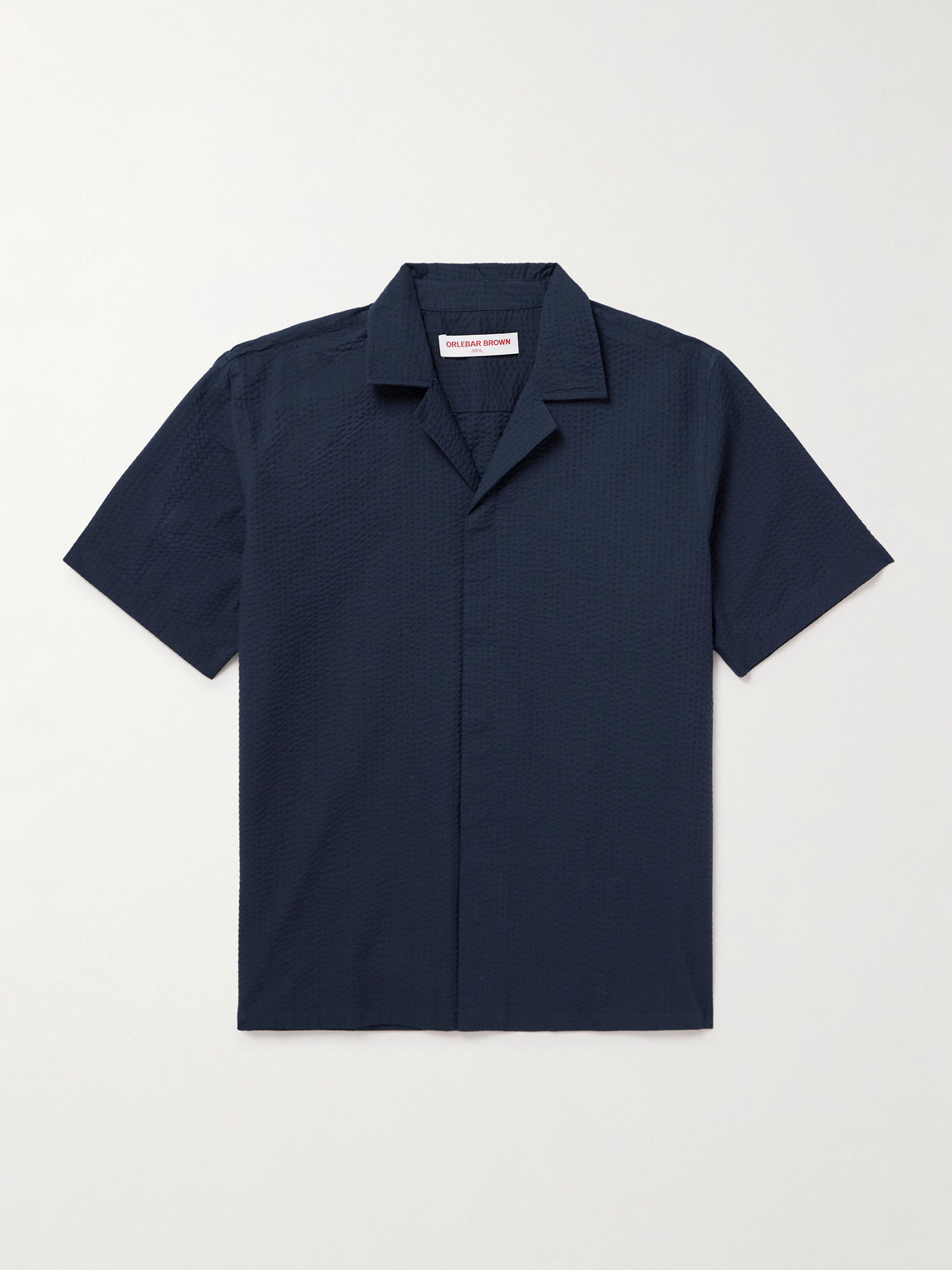 Orlebar Brown Maitan Camp-Collar Organic Cotton eersucker hirt - Men