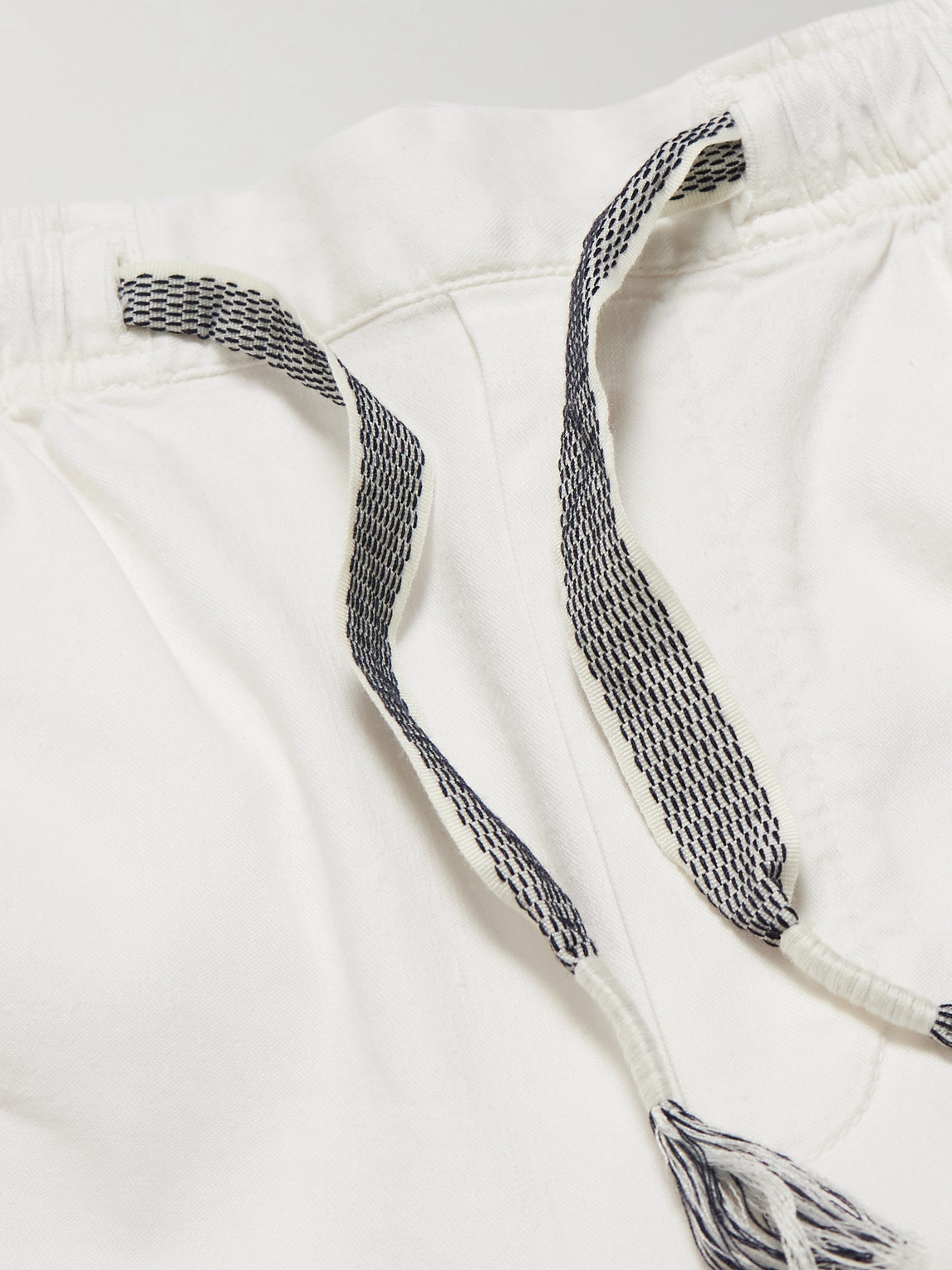 Sonoran Tapered Linen-Blend Drawstring Trousers