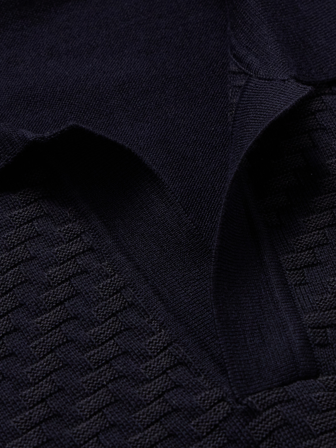 Orlebar Brown Horton Silk And Cotton-blend Jacquard Polo Shirt In Multi