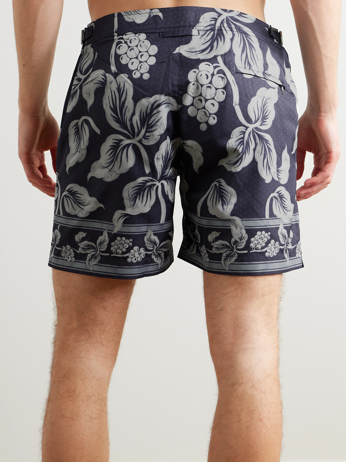  Orlebar Brown - Bulldog Petralis Straight-leg Mid-length Printed Recycled Swim Shorts - Men - Blue - Uk/us 28 
