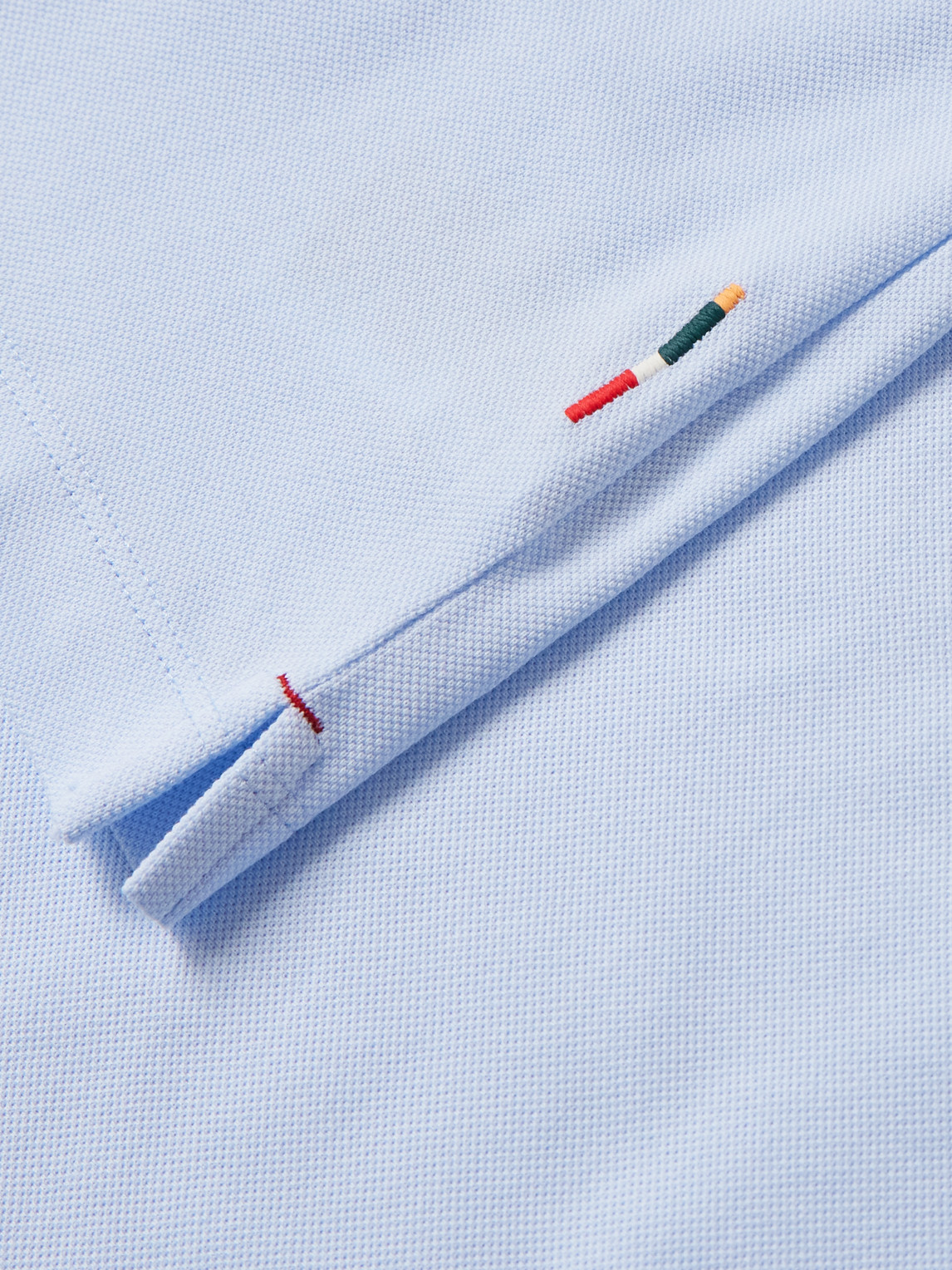 Orlebar Brown Bruno Slim-fit Organic Cotton-piqué Polo Shirt In Blue