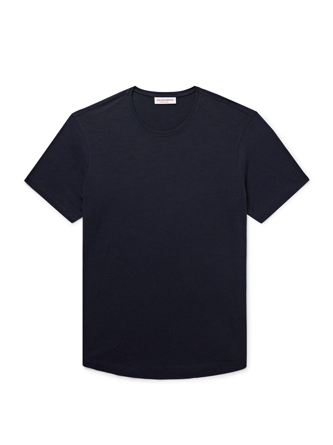 Orlebar Brown Ob-t Slim-fit Merino Wool-jersey T-shirt In Blue
