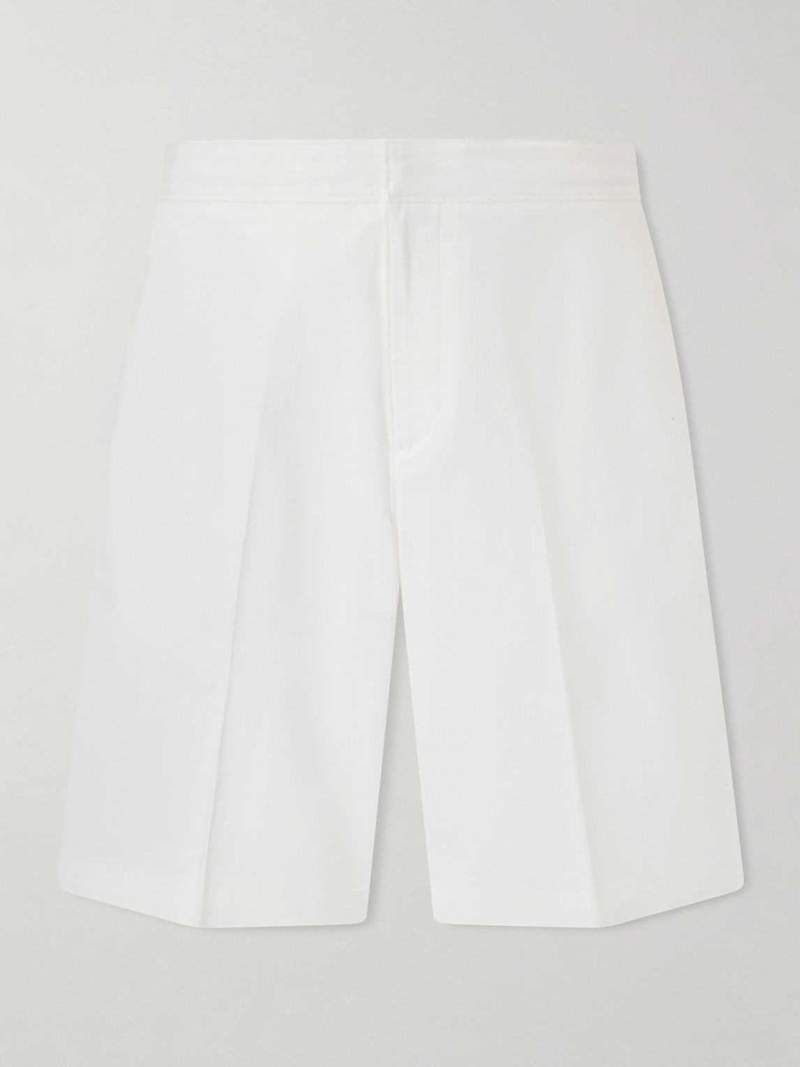 Orlebar Brown Laurent Straight-leg Stretch-cotton Shorts In Neutral