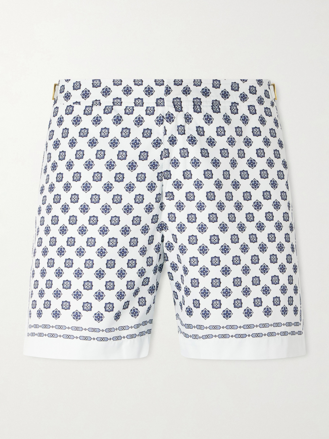 Orlebar Brown Bulldog Luminis Straight-Leg Mid-Length Printed Recycled Swim Shorts - Men