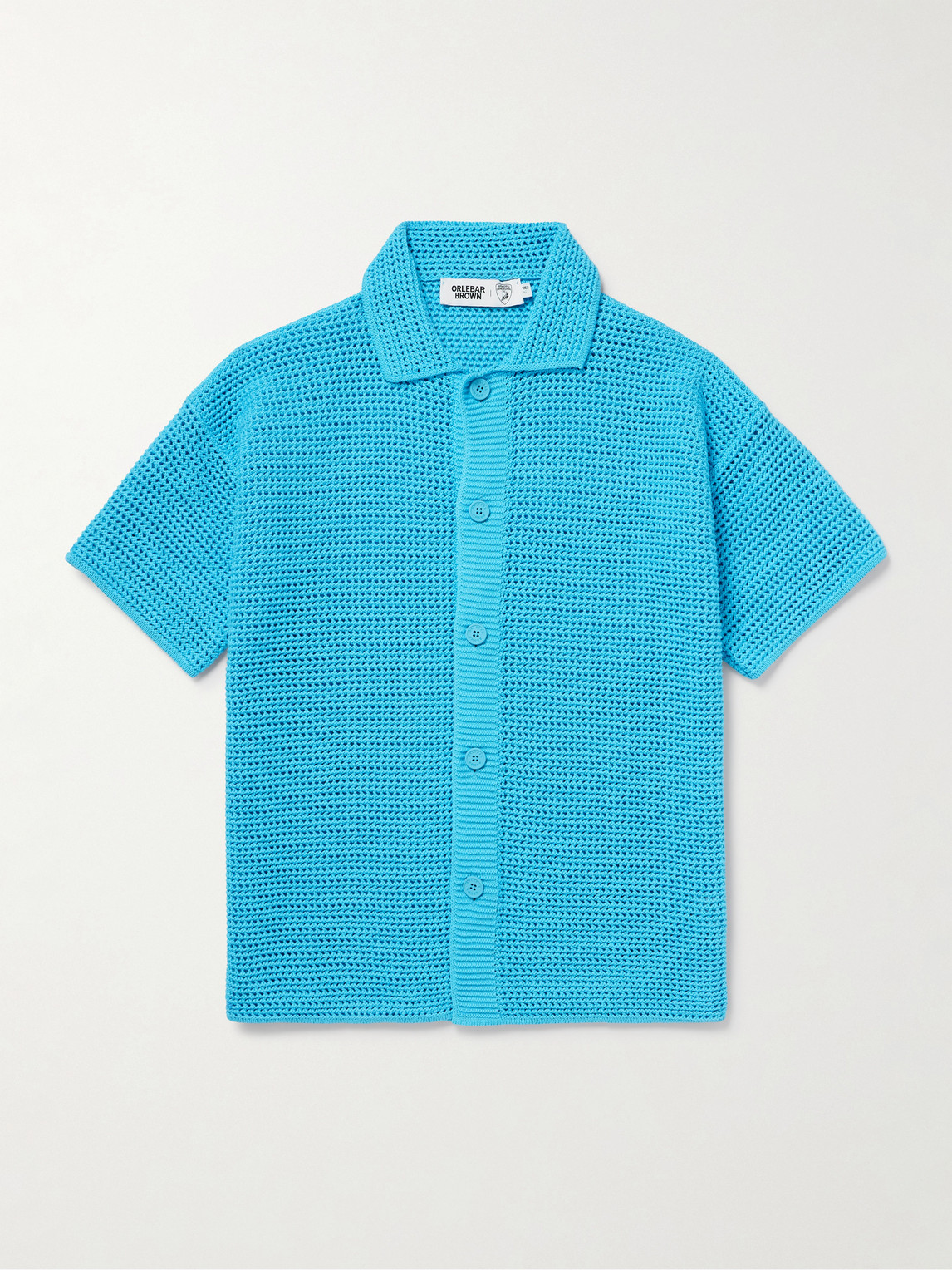 Orlebar Brown Lamborghini Thomas Open-Knit Organic Cotton hirt - Men