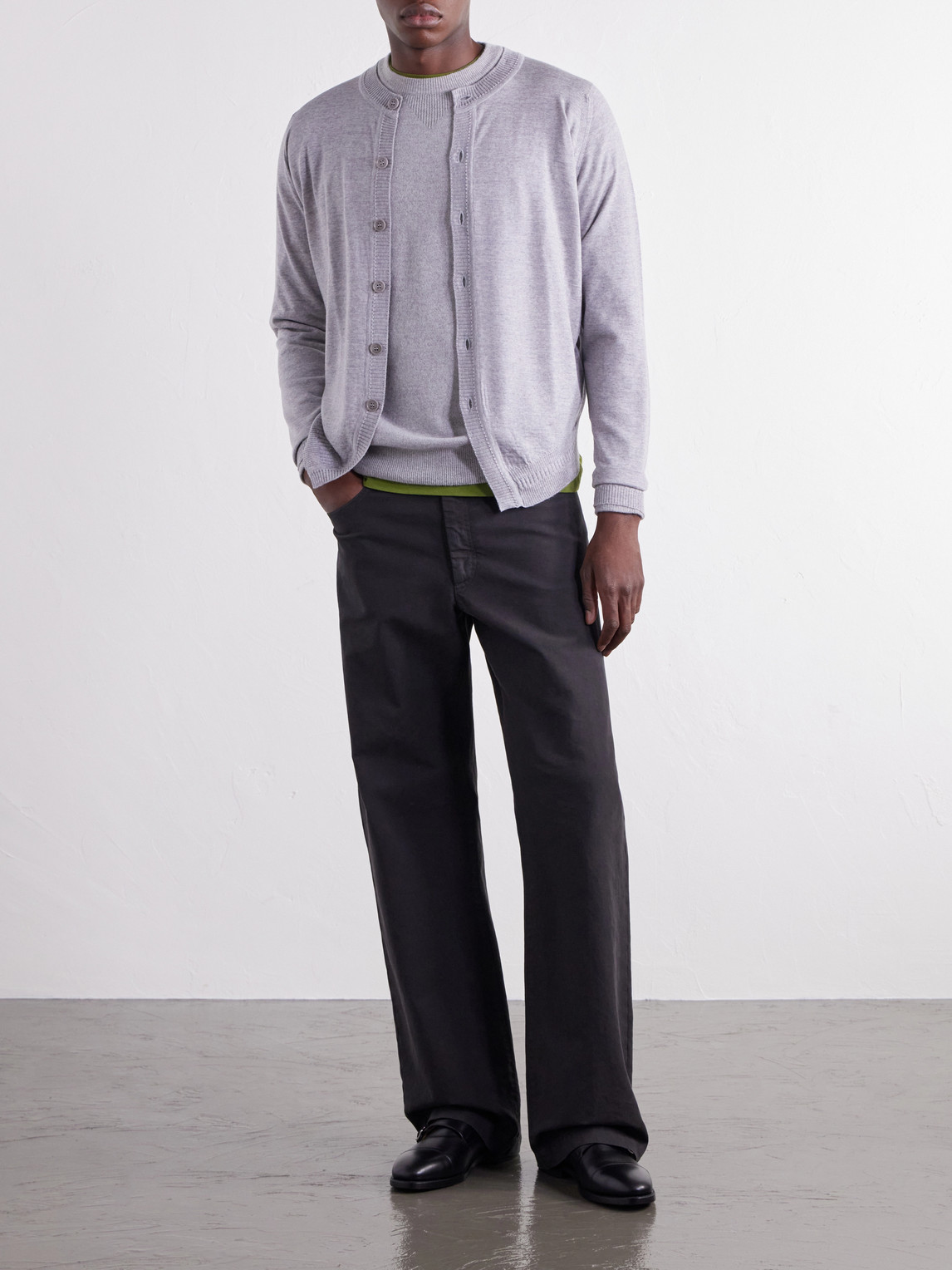 Mr P. - Charlie Merino Wool And Cashmere Sweater