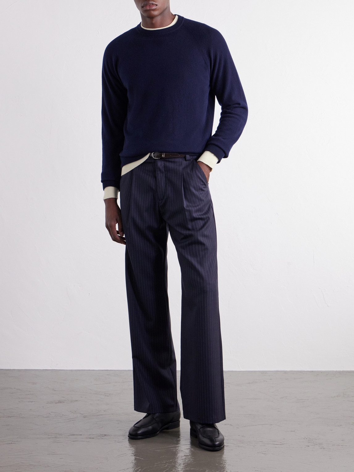 Mr P. - Charlie Merino Wool And Cashmere-Blend Sweater