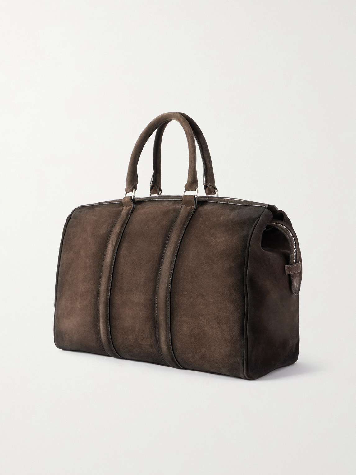  Officine Creative - Quentin 009 Airbrushed Suede Weekend Bag - Men - Brown 