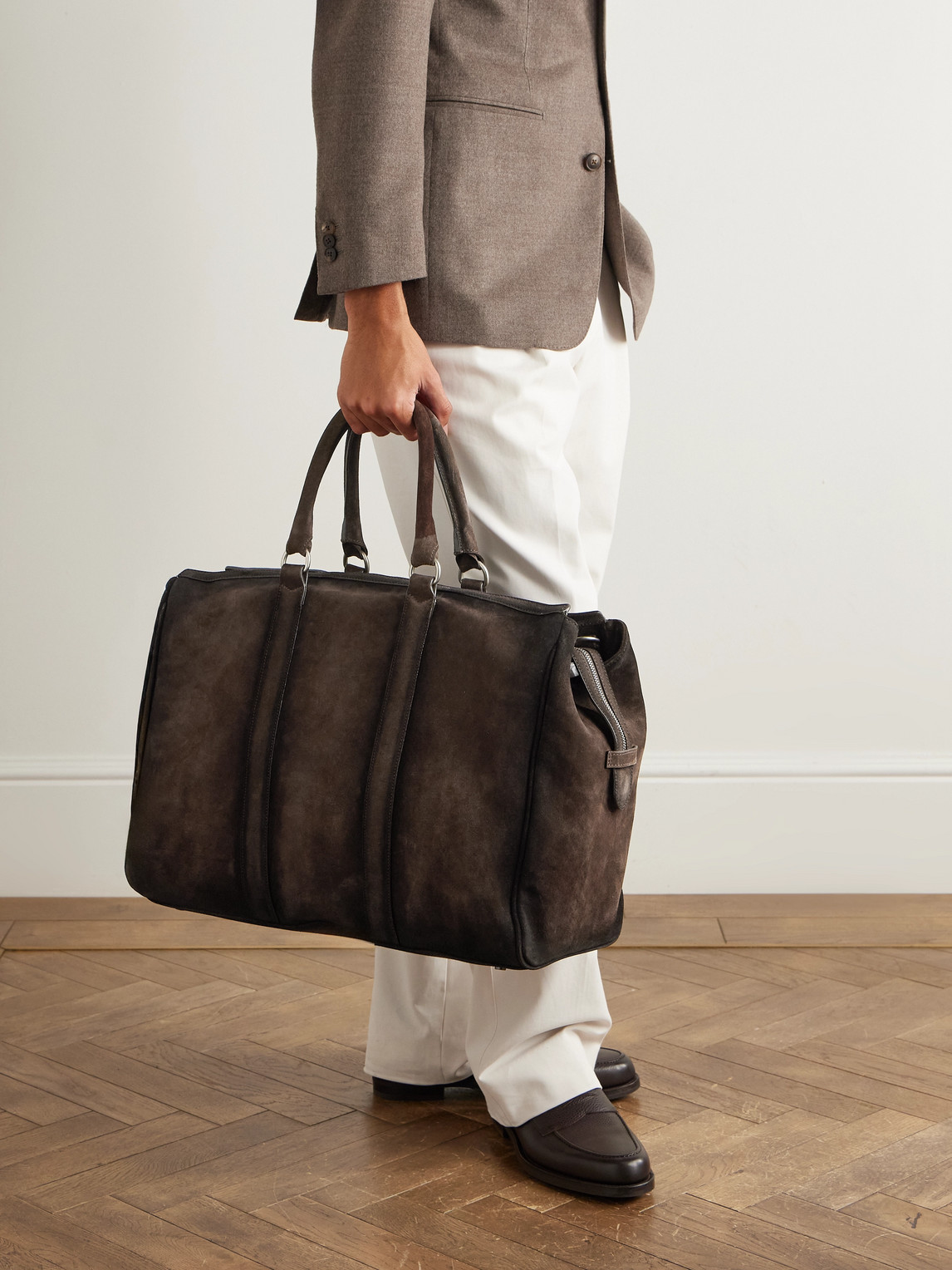 Quentin 009 Airbrushed Suede Weekend Bag — 2