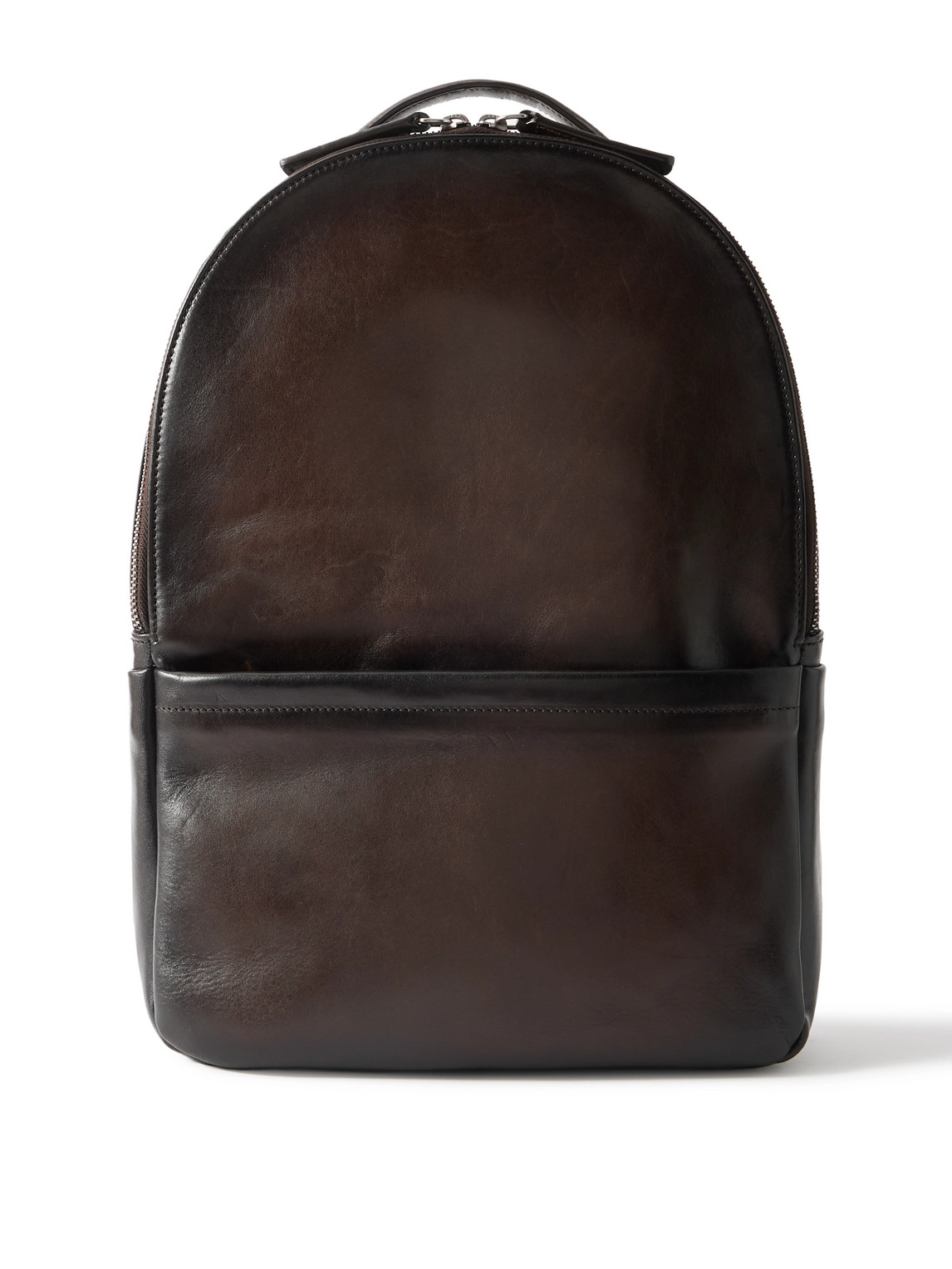 Officine Creative Quentin 20 Leather Backpack In Brown