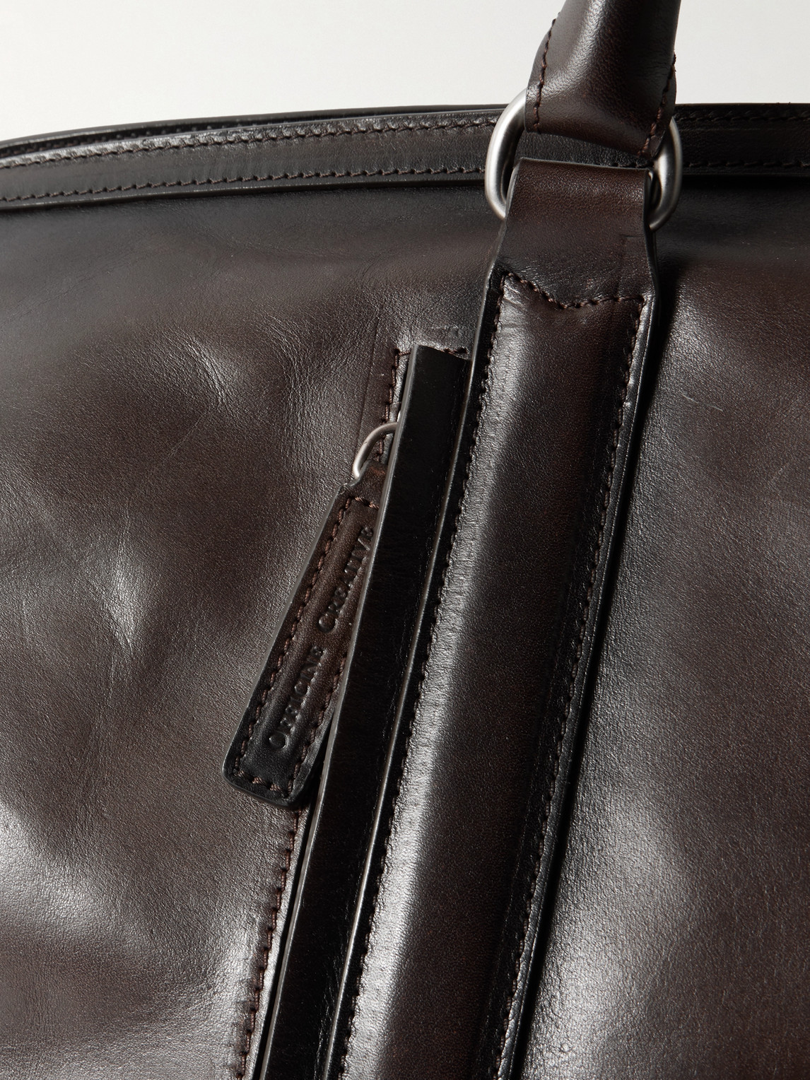  Officine Creative - Quentin 009 Leather Weekend Bag - Men - Brown 