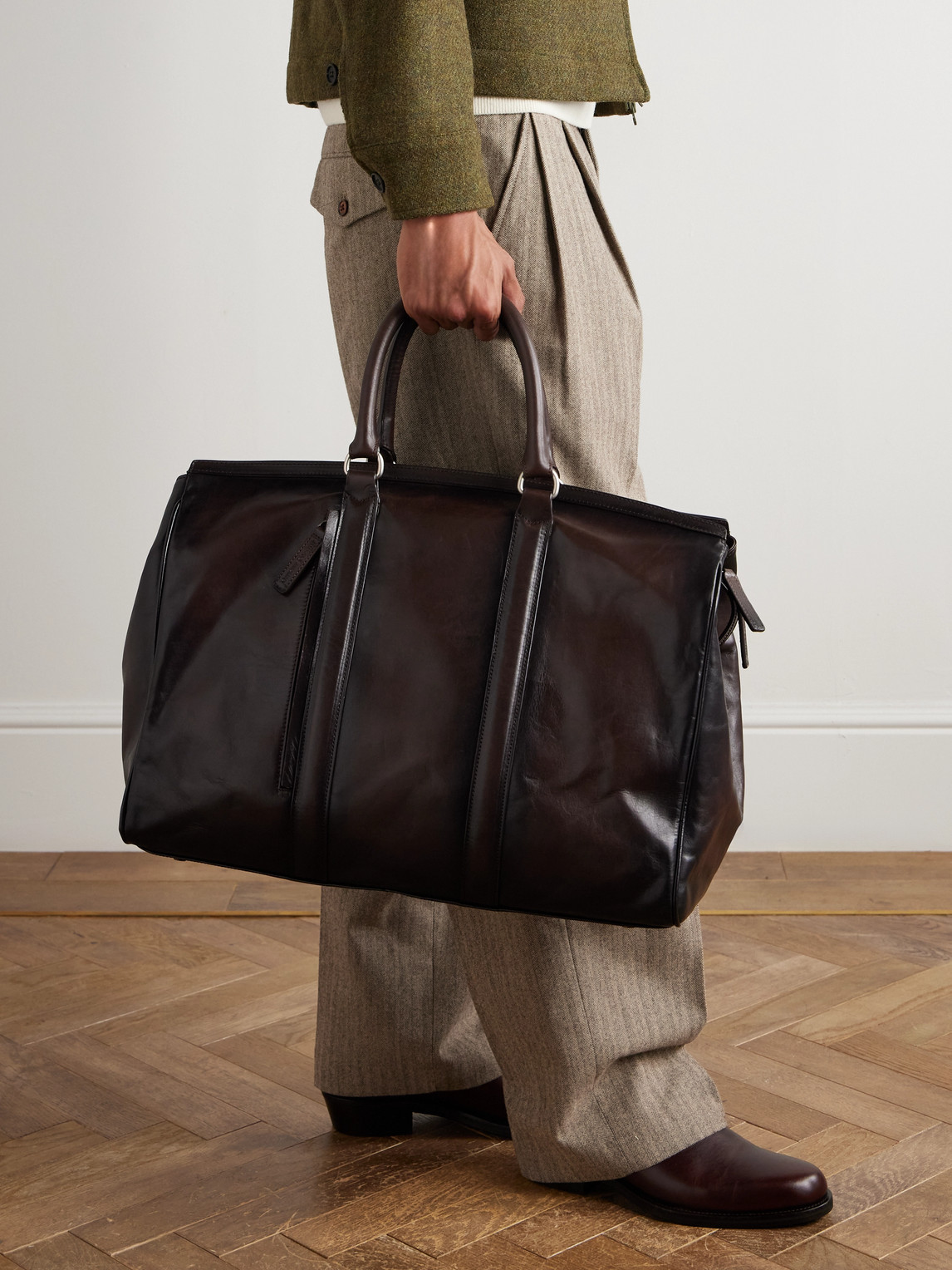 Quentin 009 Leather Weekend Bag — 2