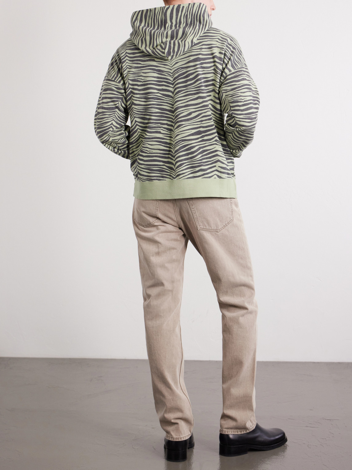  Visvim - Jumbo Printed Cotton Zip-up Hoodie - Men - Green - 2 