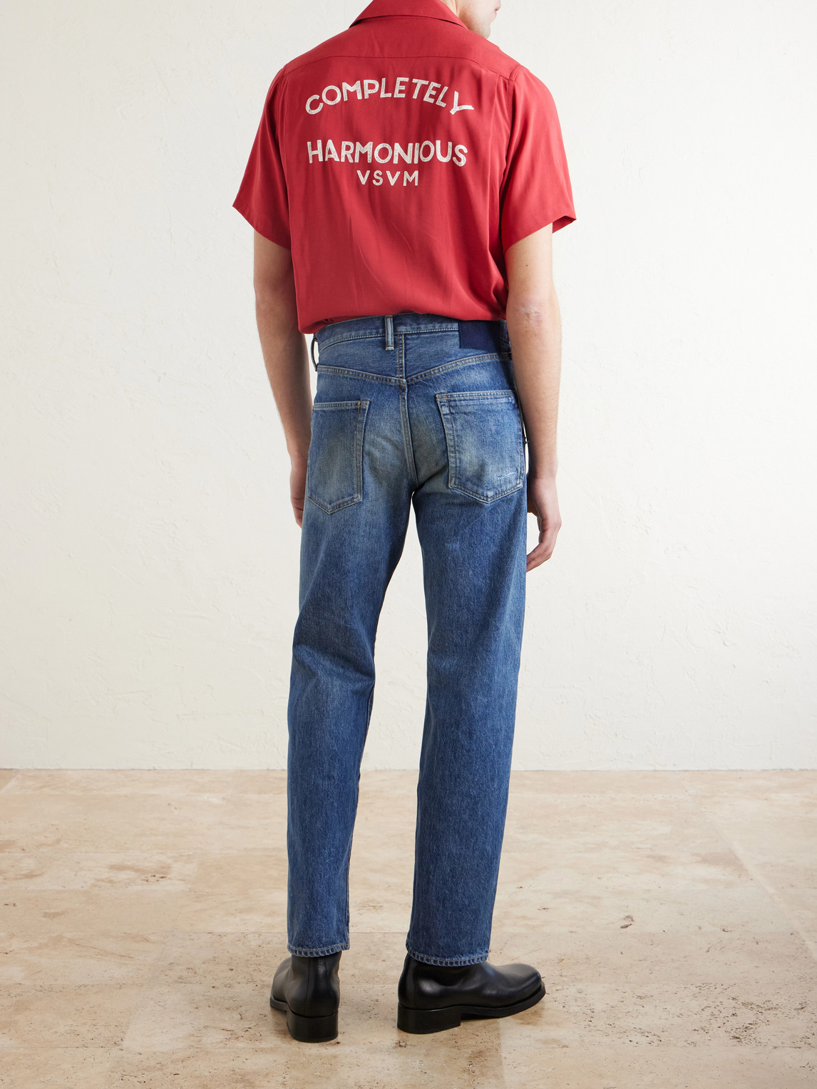  Visvim - Social Sculpture 01 Straight-leg Distressed Jeans - Men - Blue - Uk/us 30 
