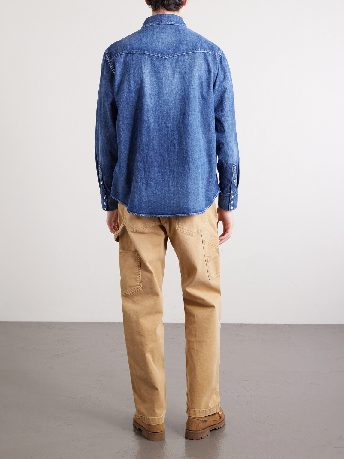 Visvim Denim Western Shirt In Blue