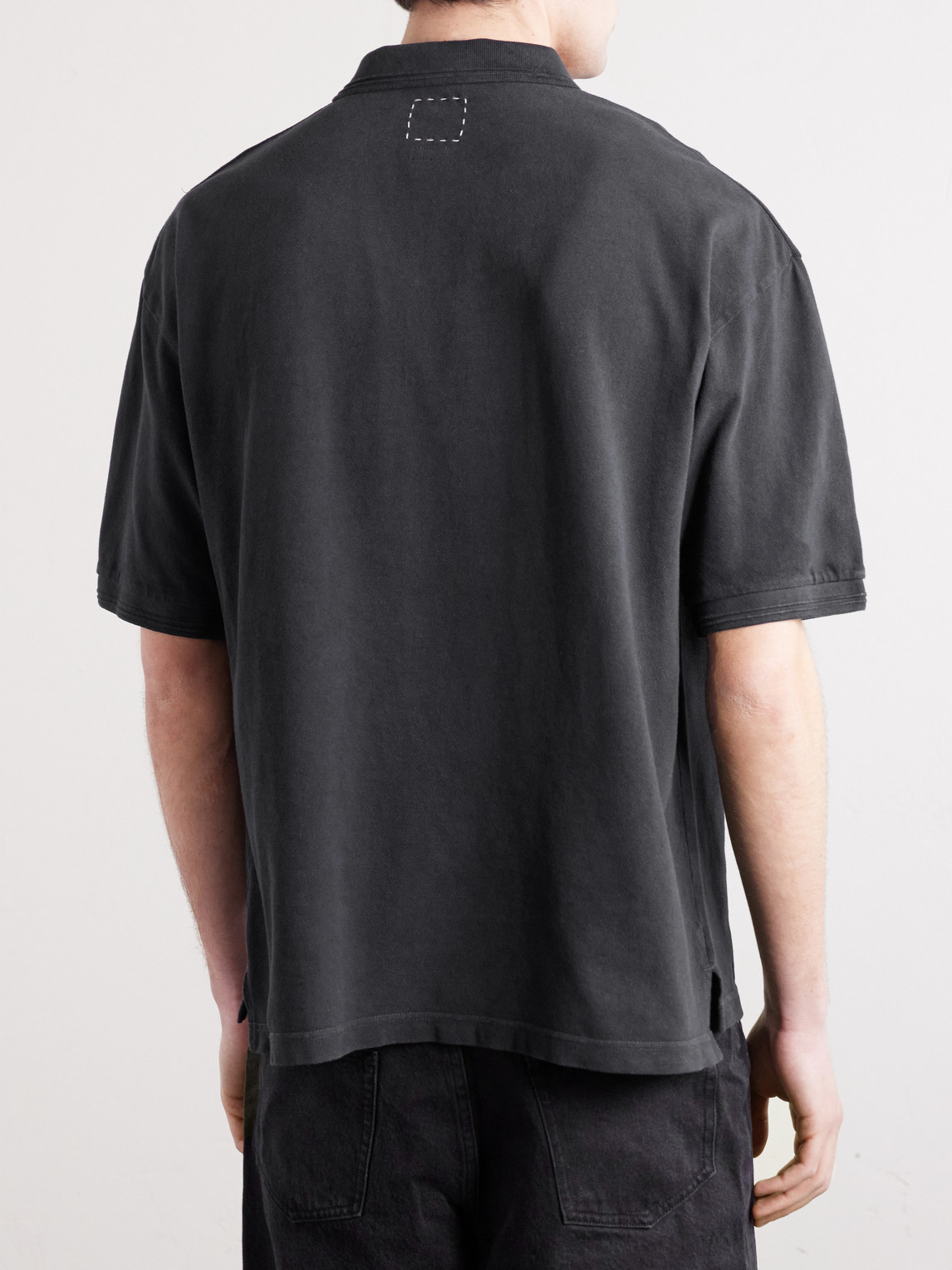 Mondo Logo-Embroidered Cotton-Piqué Polo Shirt