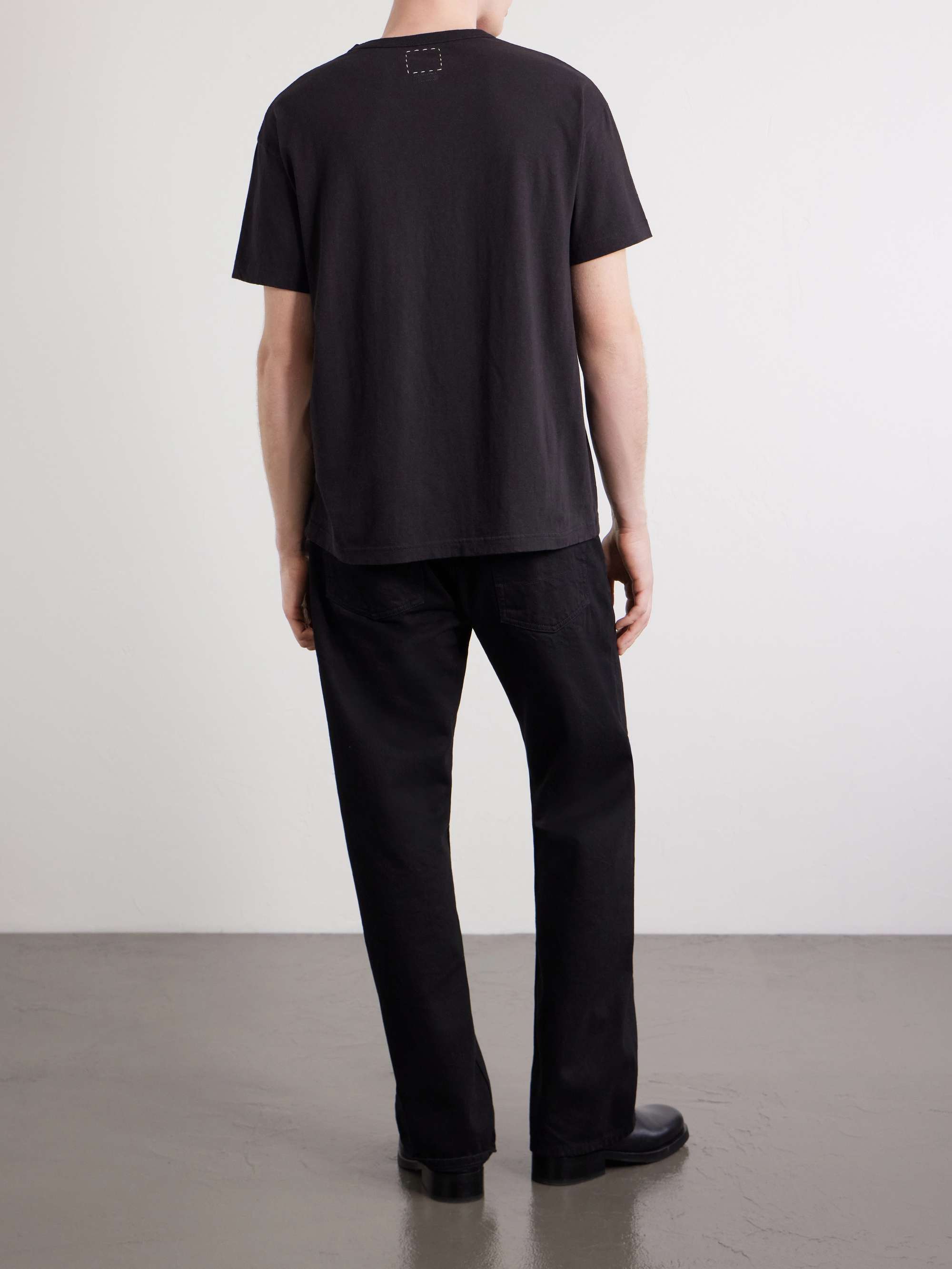 visvim ブラック Tシャツ VISVIM Cotton-Jersey T-Shirt for Men | MR PORTER