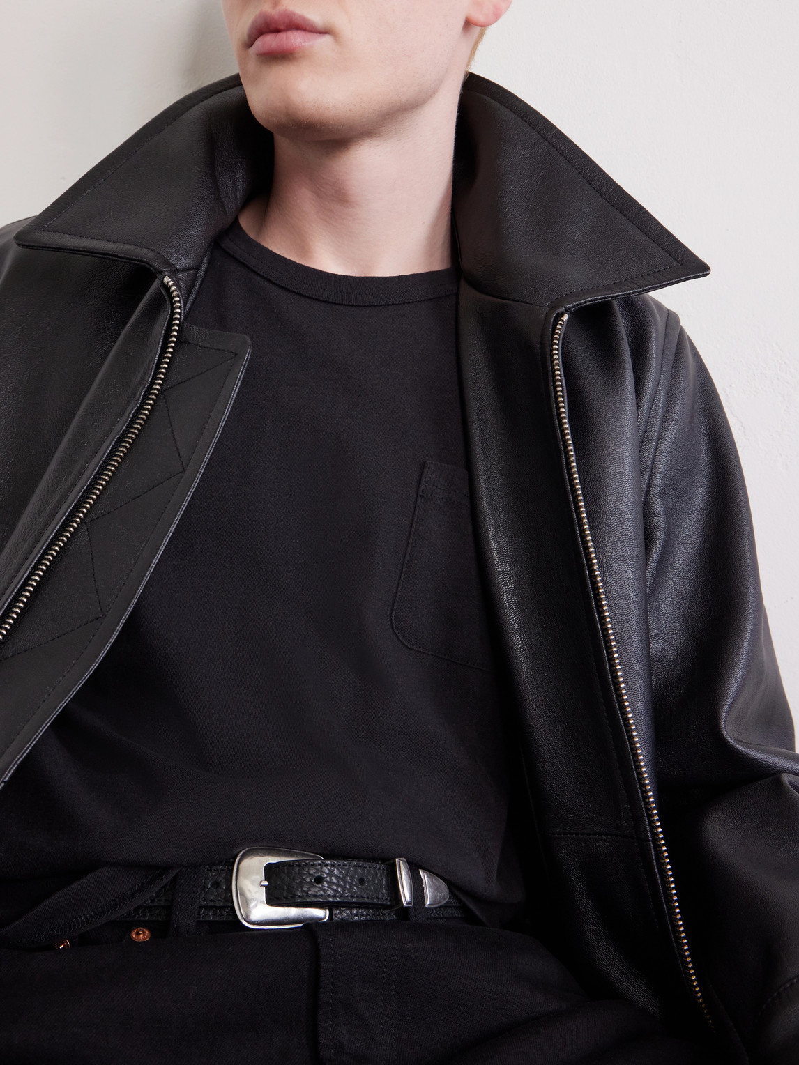 Visvim Cotton-jersey T-shirt In Black