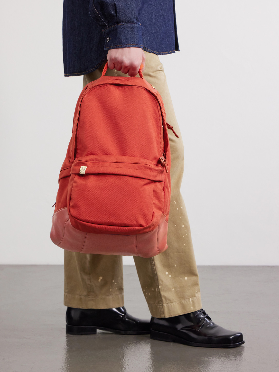  Visvim - 22l Cordura® Backpack - Men - Orange 