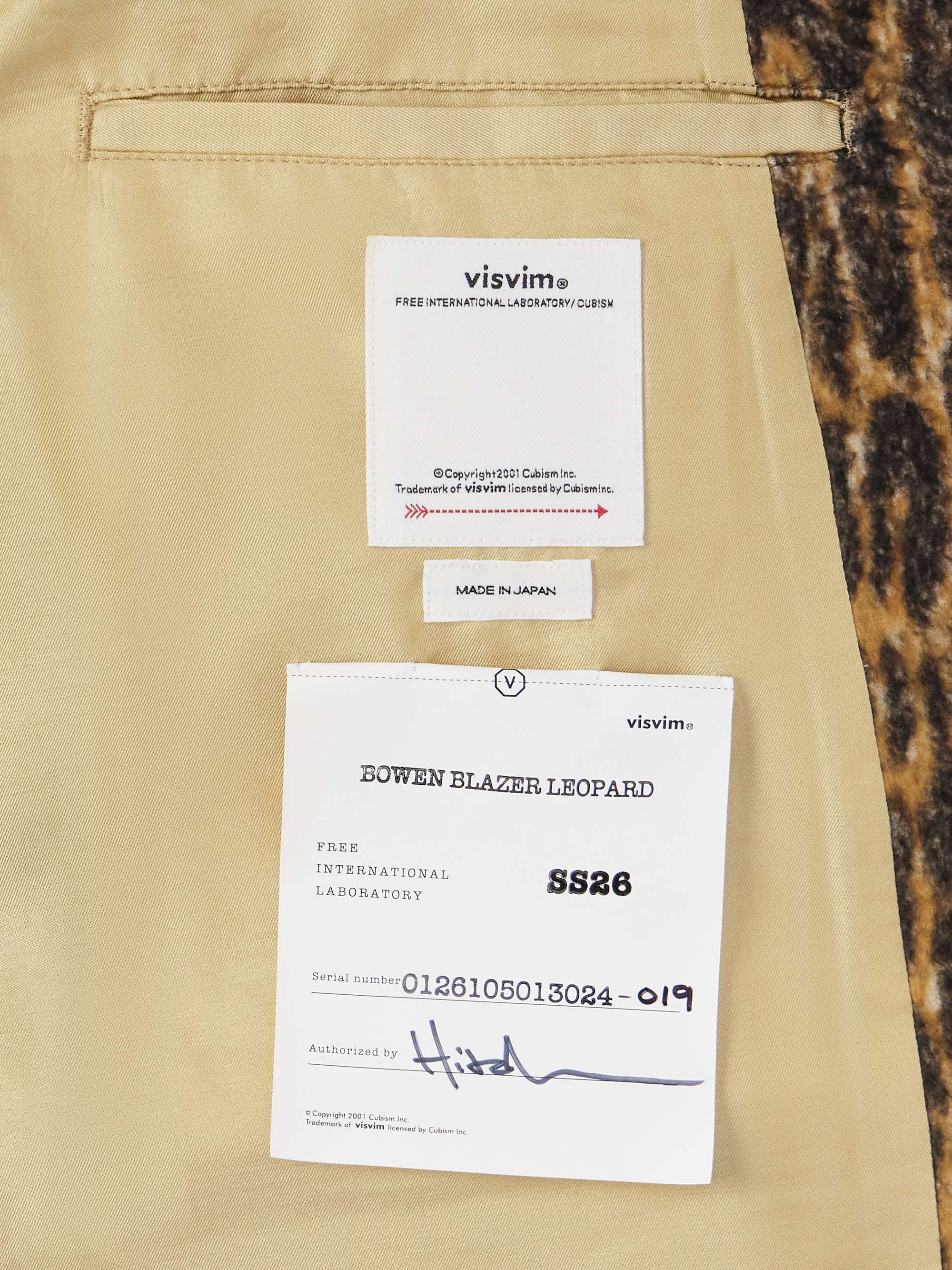 VISVIM Bowen Leopard-Print Silk Blazer for Men | MR PORTER