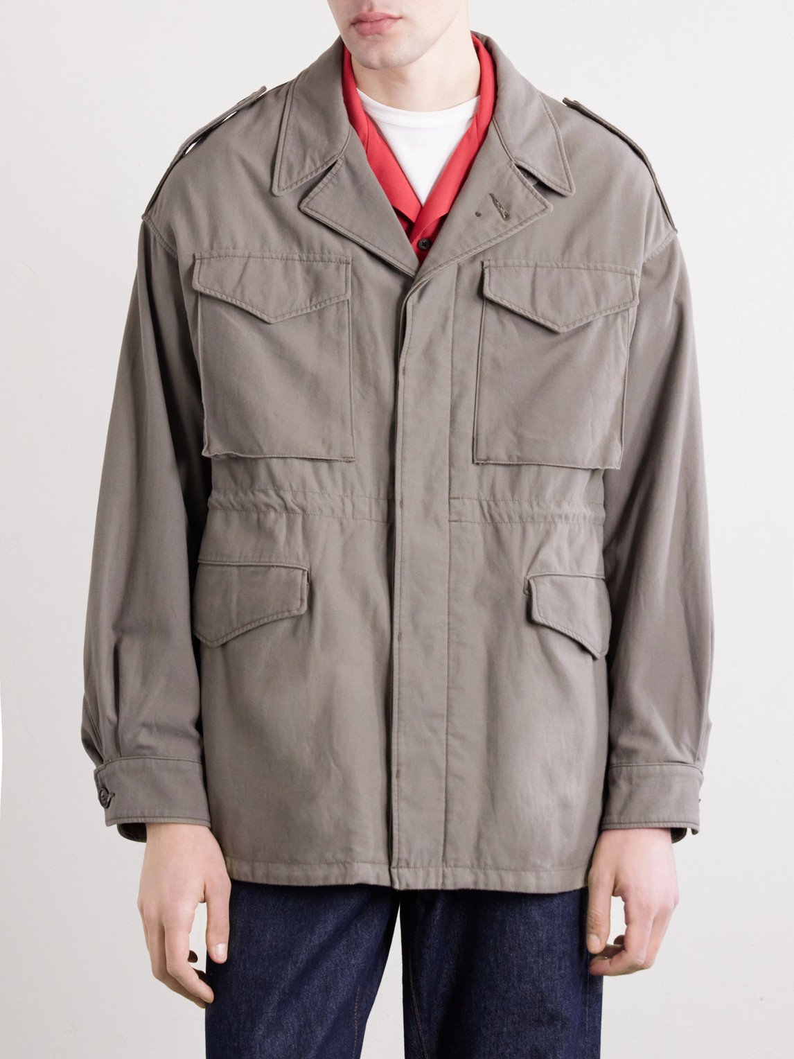  Visvim - Achse Cotton-blend Field Jacket - Men - Green - 3 
