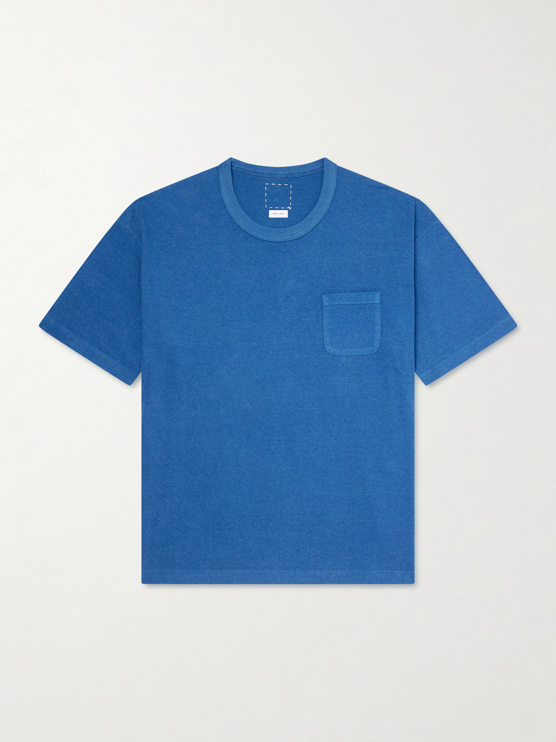 Visvim Jumbo Cotton-jersey T-shirt In Blue
