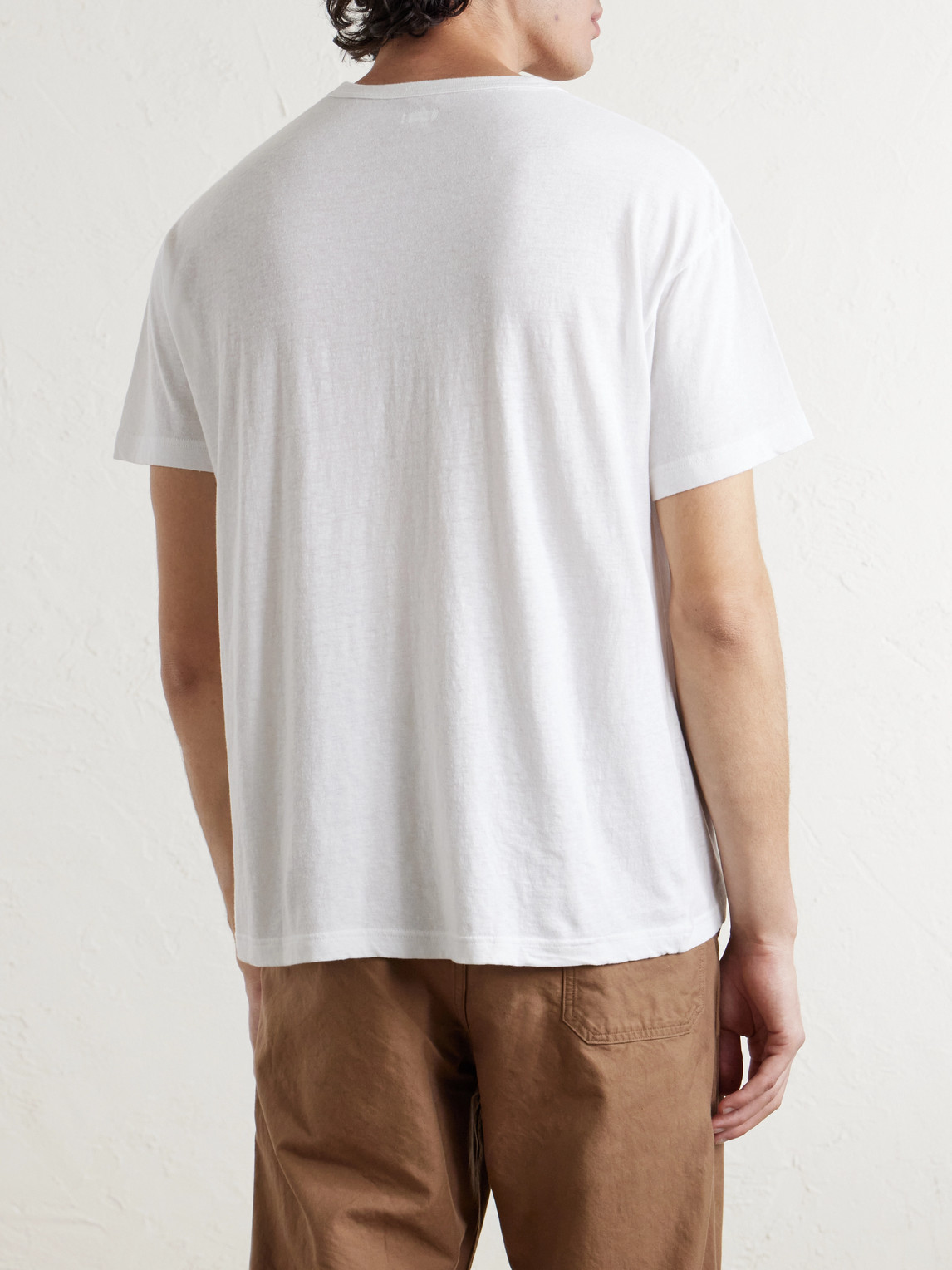 Visvim Cotton-jersey T-shirt In White