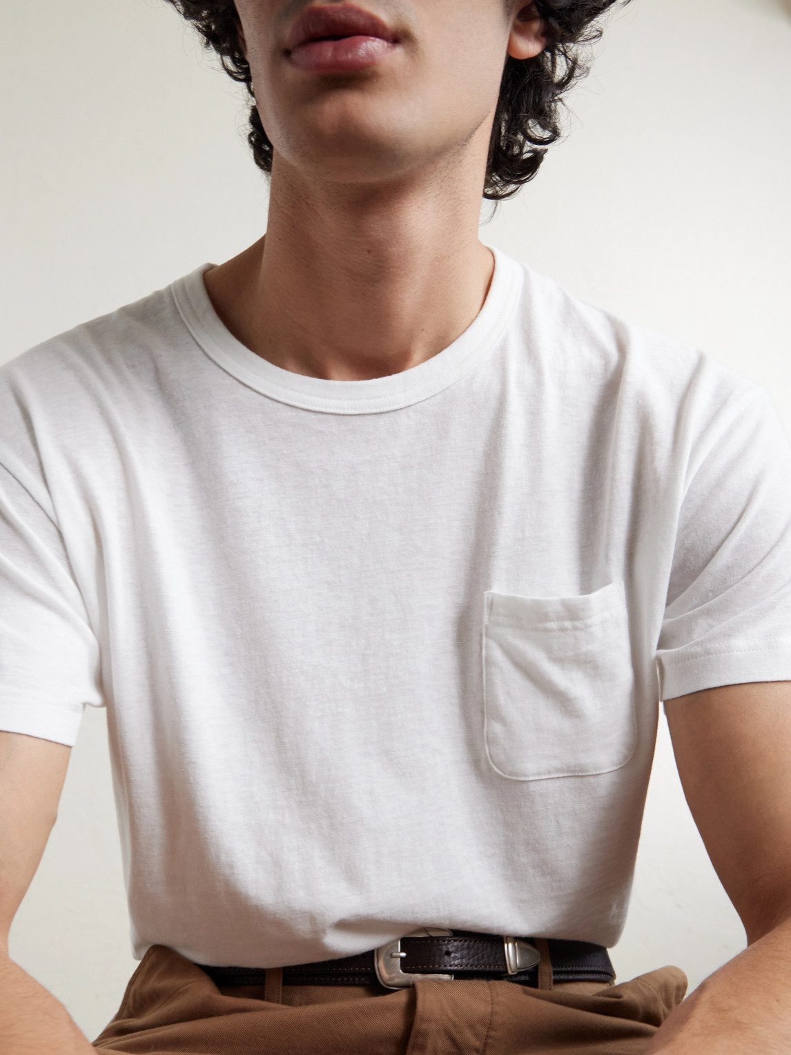 Visvim Cotton-jersey T-shirt In White
