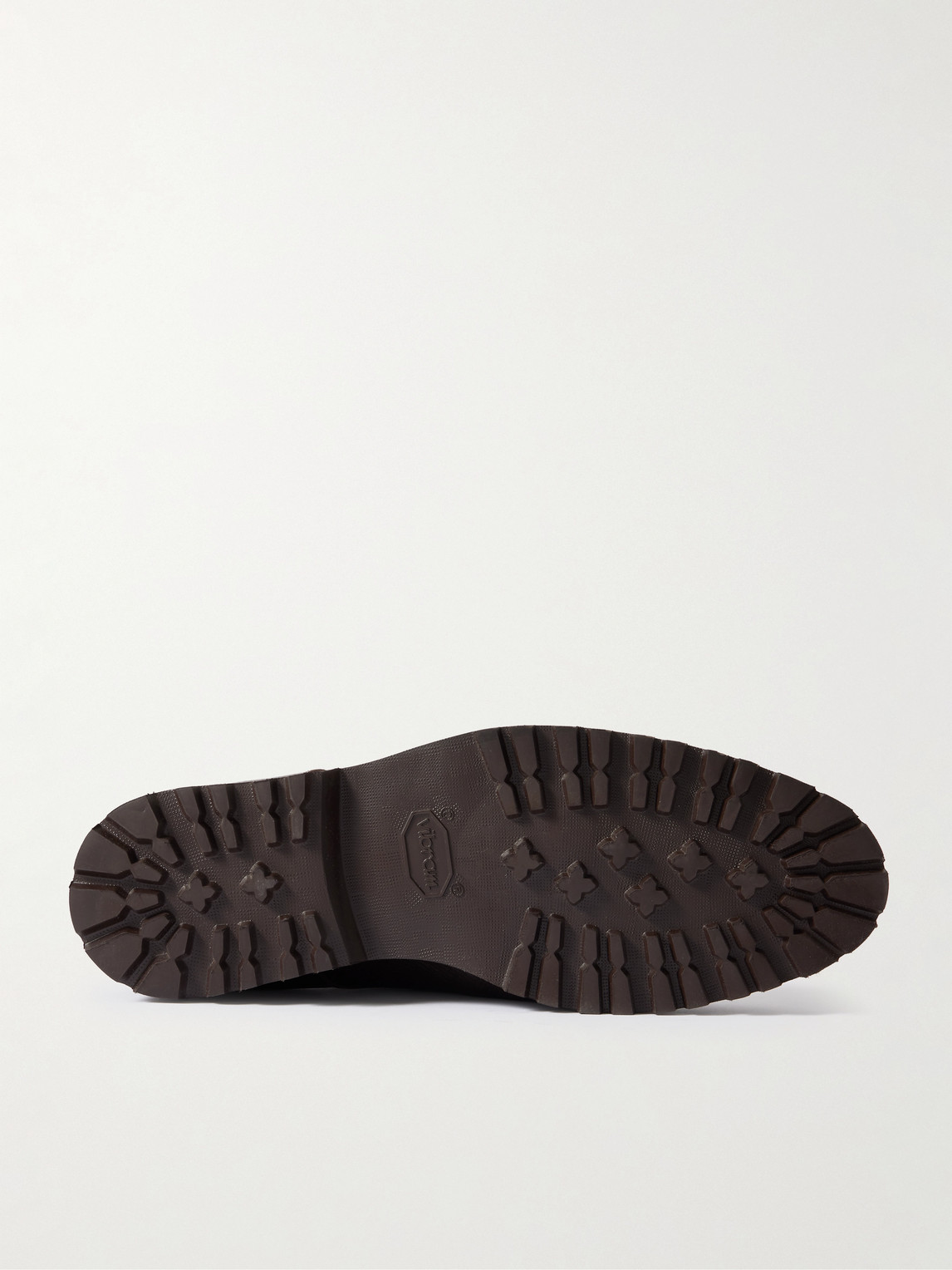 Majordome L88 Split-toe Cross-grain Leather Derby Shoes In Brown