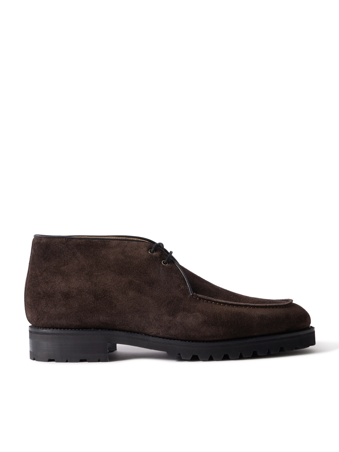 Majordome M69 Nubuck Chukka Boots In Brown