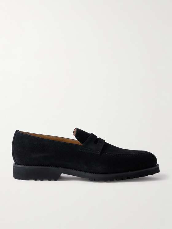 Majordome M08 Cross-Grain Leather Penny Loafers
