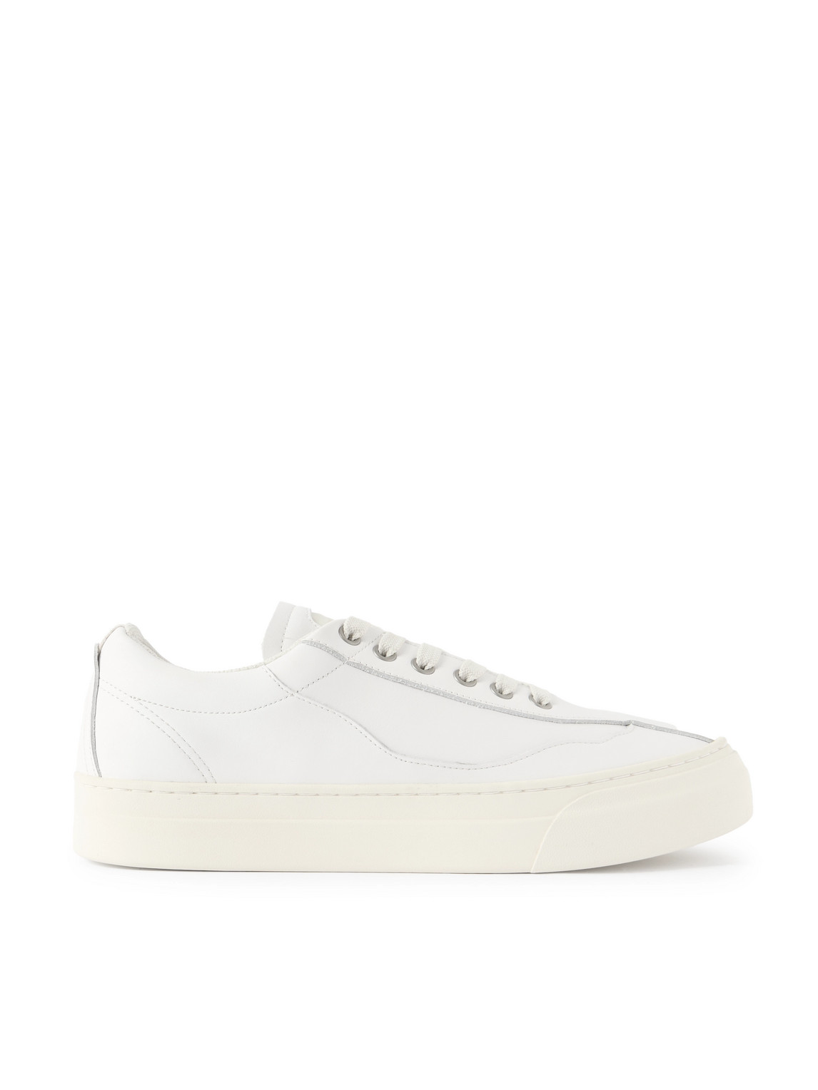 Omni Dellow Leather Sneakers In White