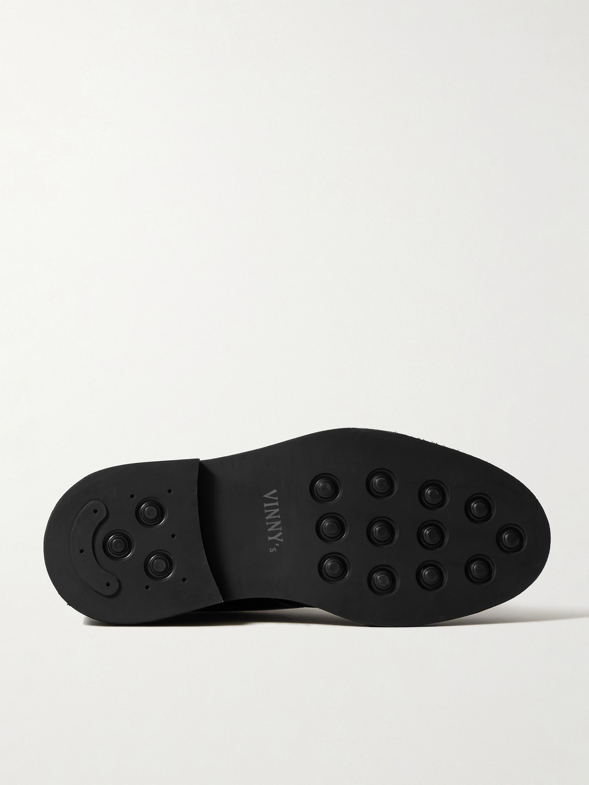 Vinny's Officer Glossed-leather Boots In Black