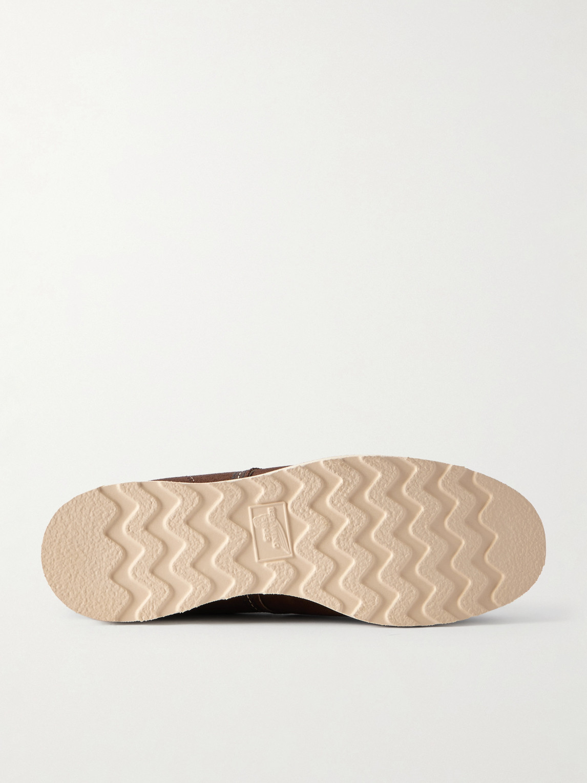 Red Wing Shoes Suede Ankle Lace-up Shoes With Round Toe In Brown