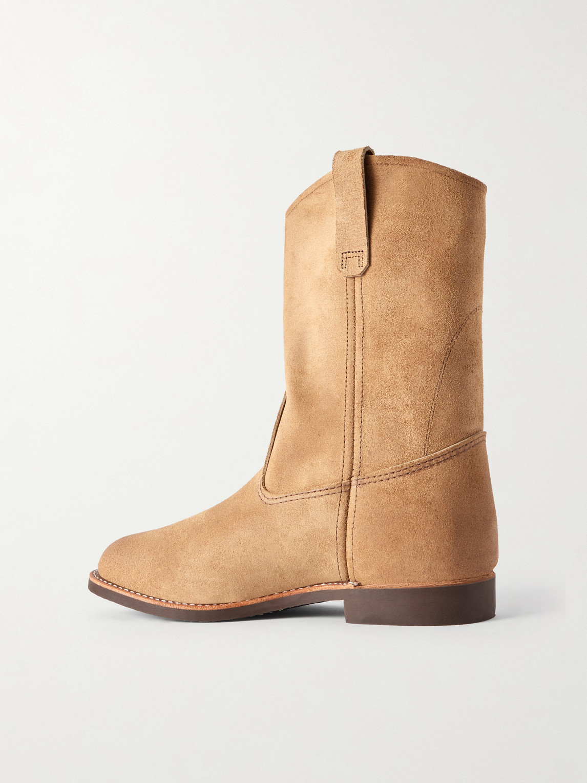 Red Wing Shoes Pecos Suede Cowboy Boots In Brown