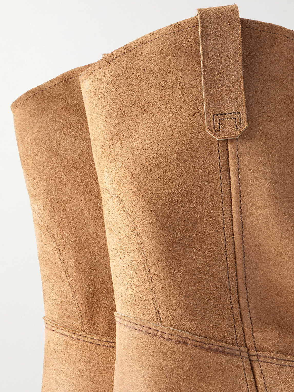 Red Wing Shoes Pecos Suede Cowboy Boots In Brown