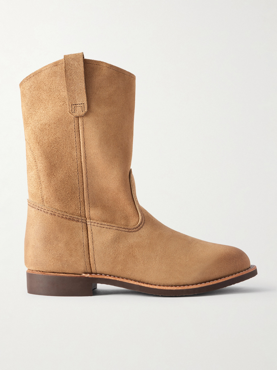 Red Wing Shoes Pecos Suede Cowboy Boots - Men