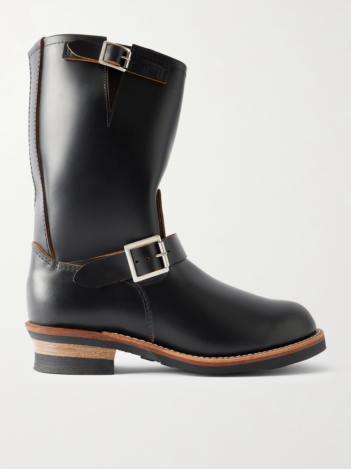 Red Wing Shoes 2996 Engineer Buckled Leather Boots - Men