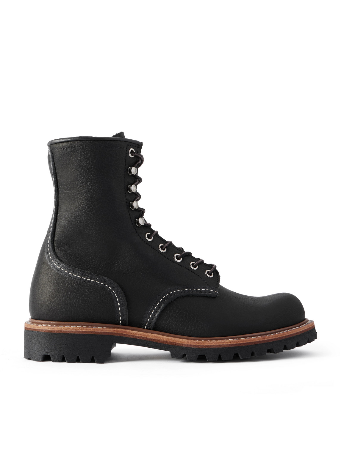 Red Wing Shoes Logger 4501 Leather Lace-up Boots In Black