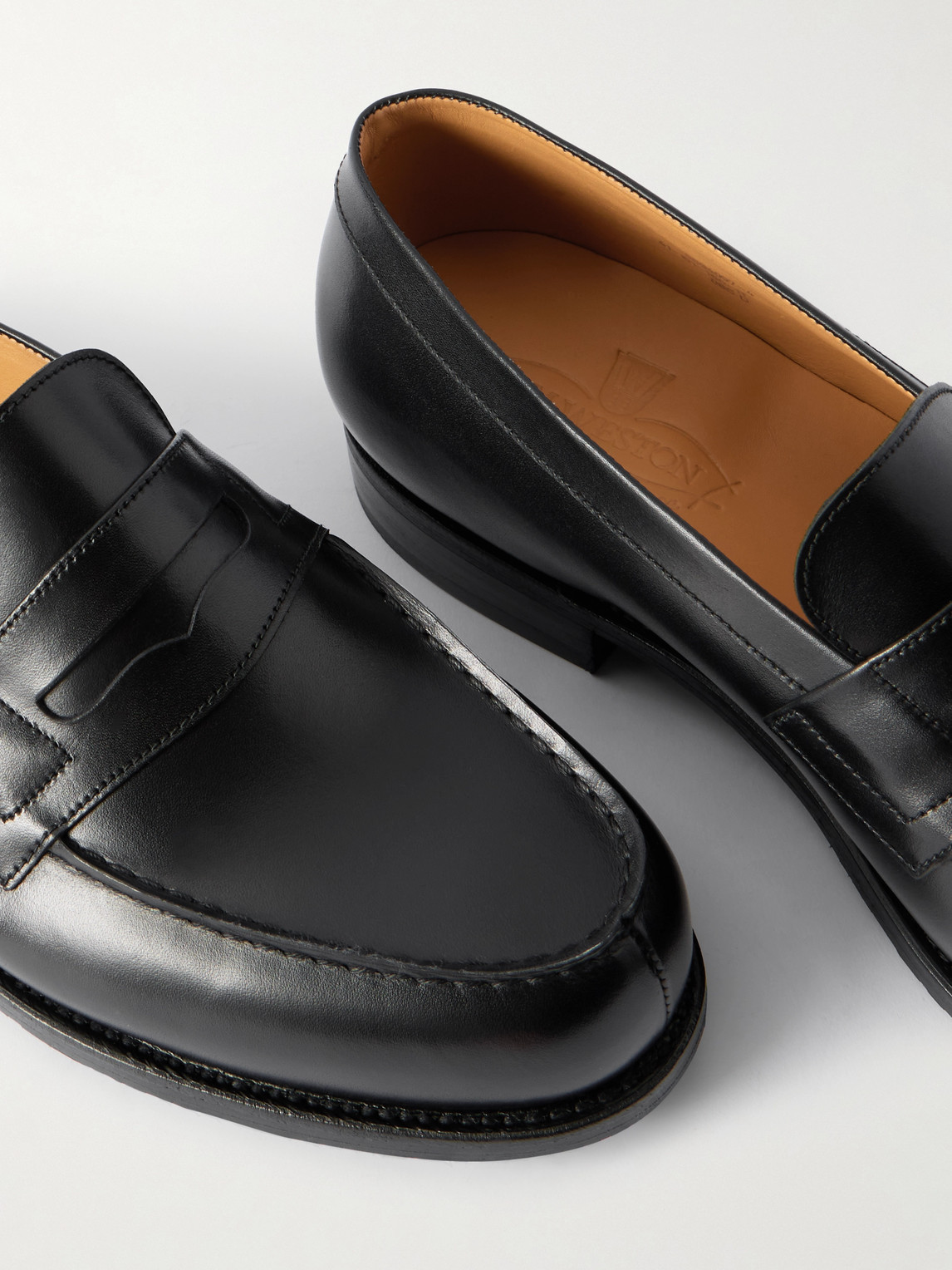 180 Moccasin Leather Penny Loafers
