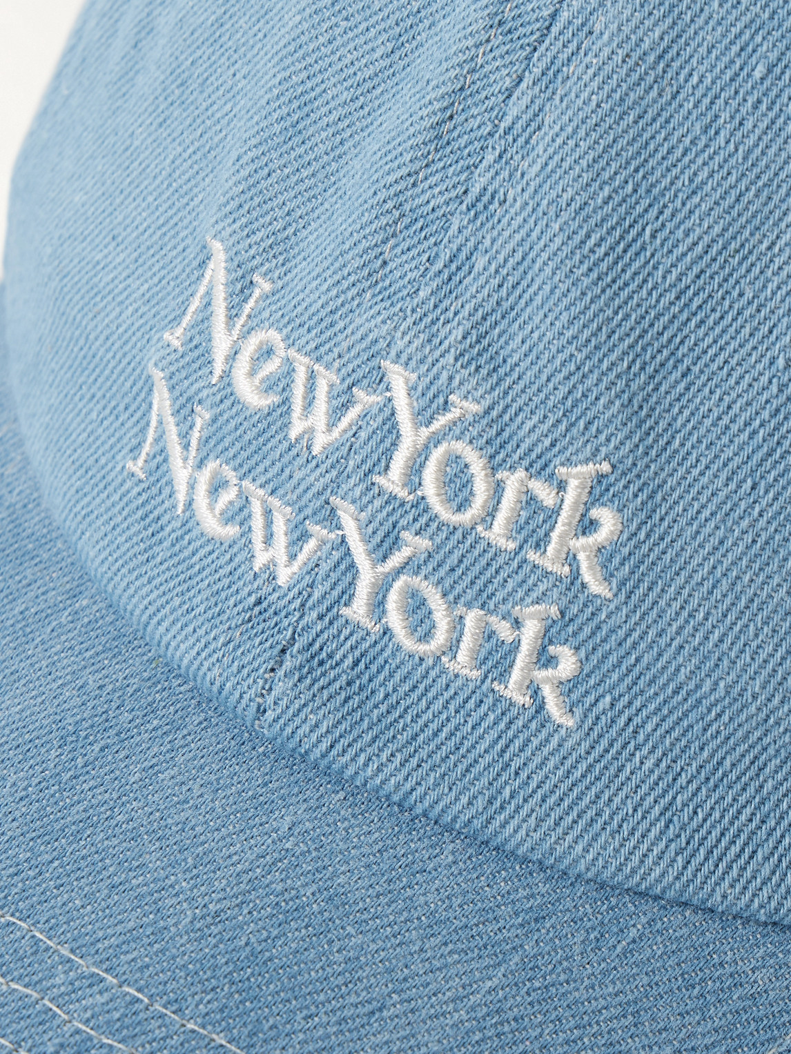 Corridor Ny Ny Embroidered Cotton-twill Baseball Cap In Burgundy
