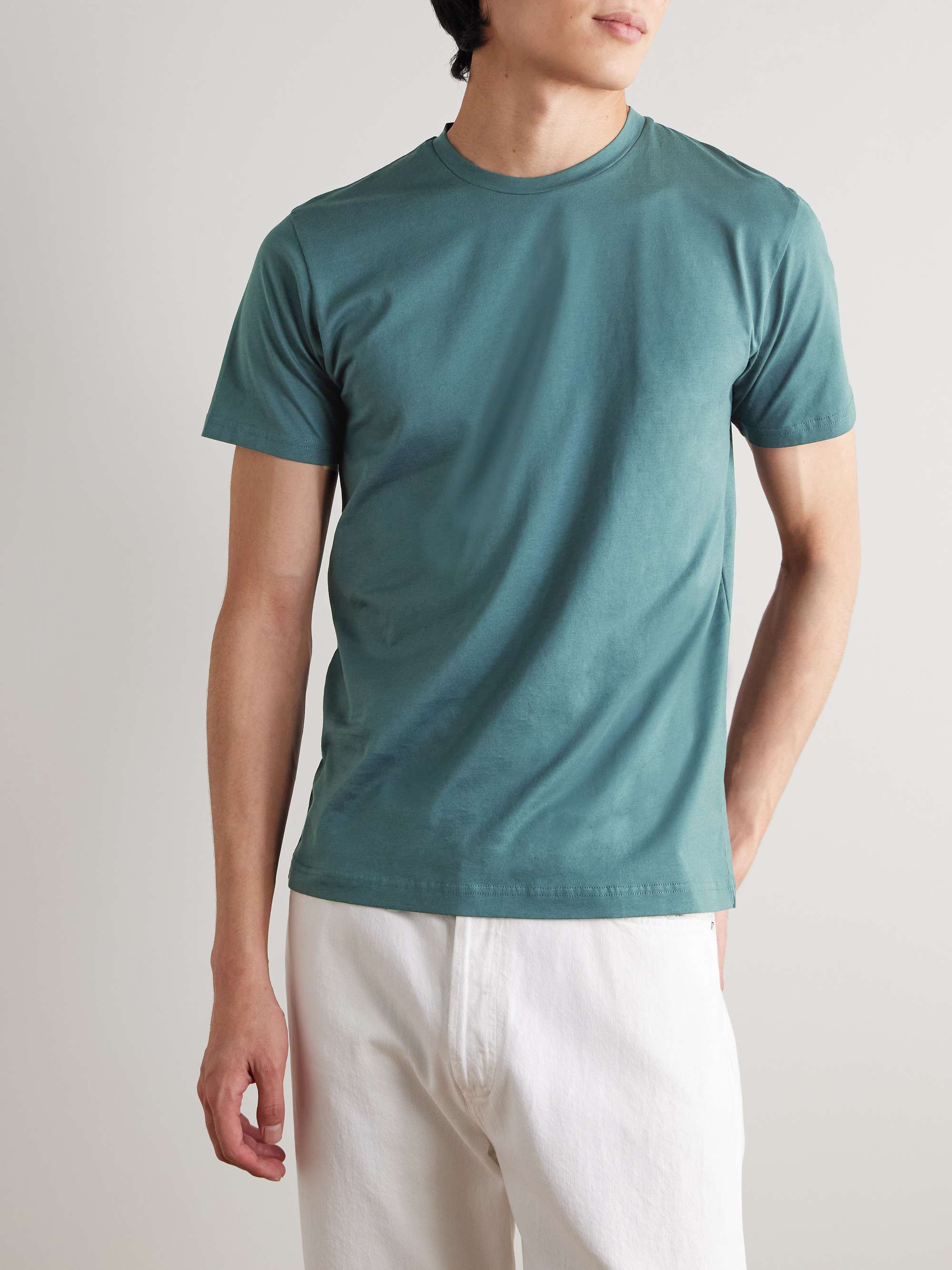 SUNSPEL Riviera Supima Cotton-Jersey T-Shirt